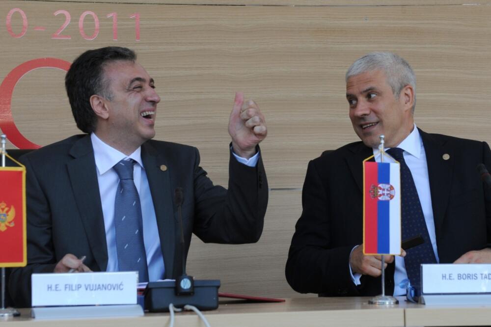 Vujanović, Tadić, Foto: Arhiva Vijesti