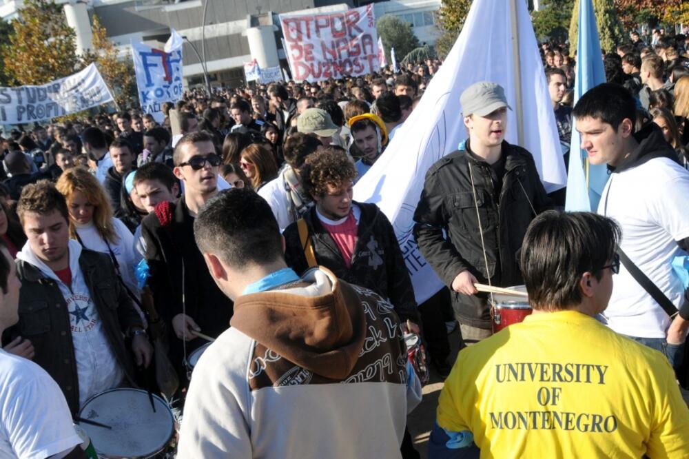 Protest studenata, Foto: Boris Pejović