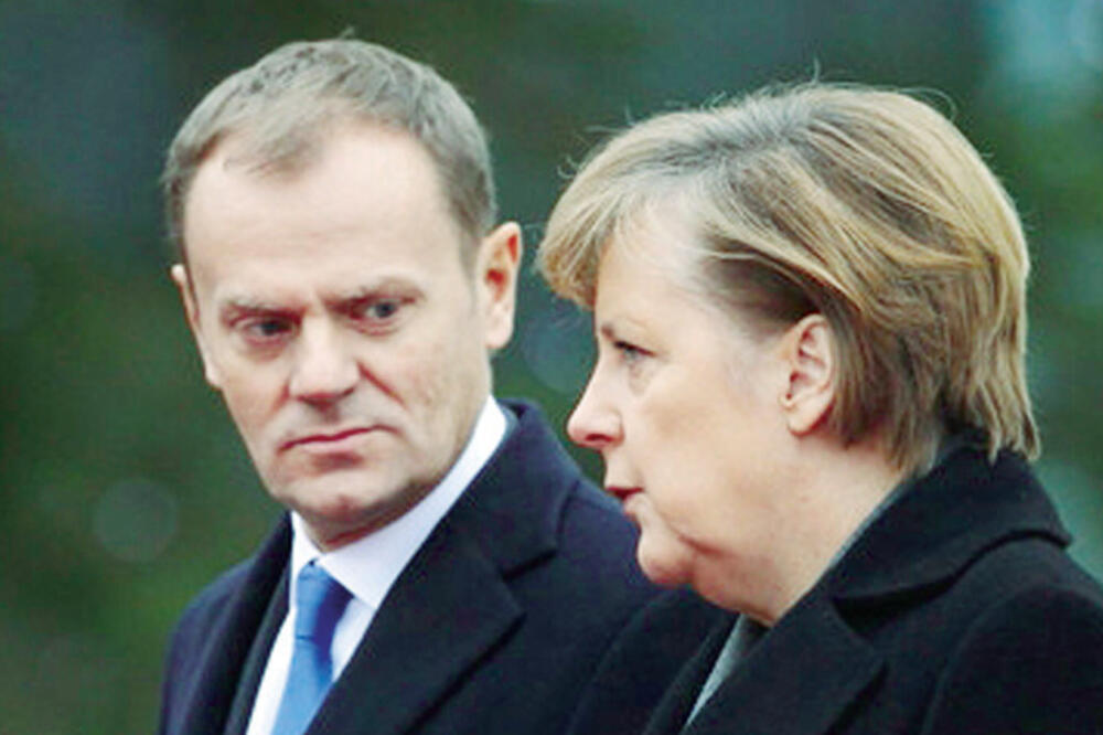 Tusk, Poljska, Angela Merkel, Foto: Getty Images
