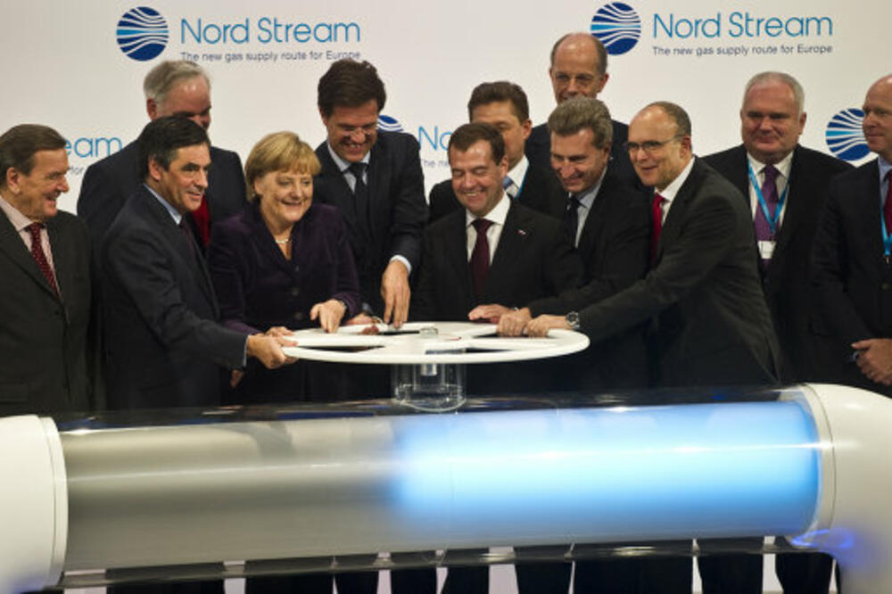 Sjeverni tok gasovod, Foto: AP