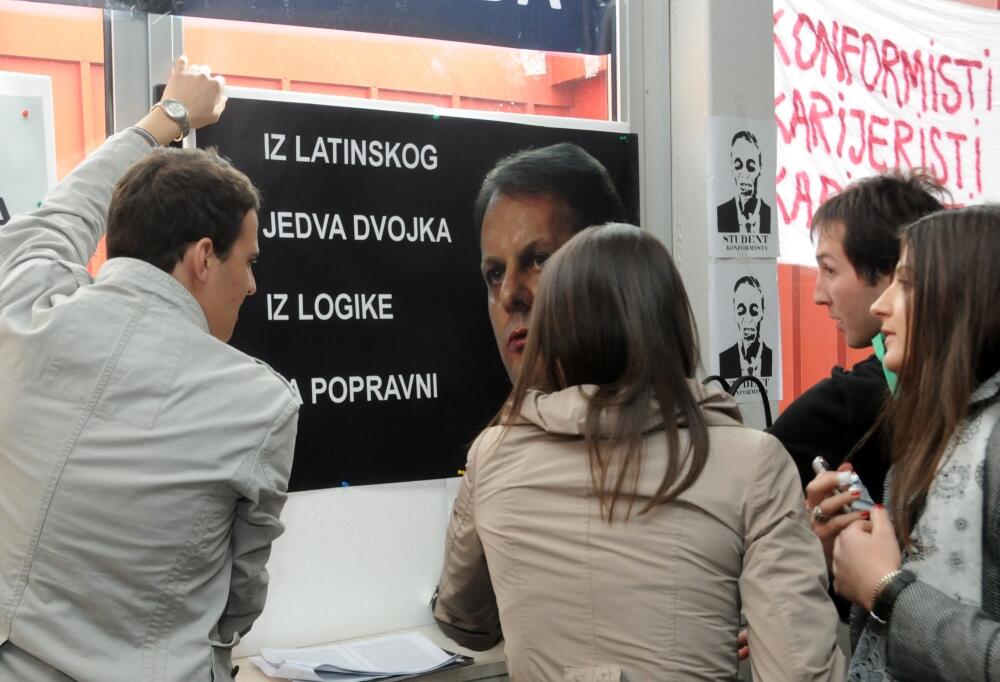 protest, studenti, FPN, Podgorica