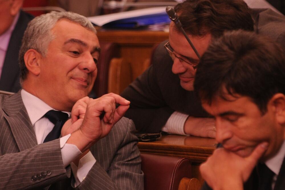 Mandić, Danilović, Medojević, Foto: Savo Prelević