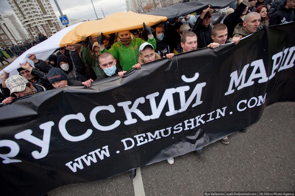 Marš neonacista u Moskvi, Foto: Politicalhotwire.com