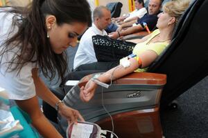 Uspješno realizovana akcija davanja krvi, šest novih dobrovoljaca