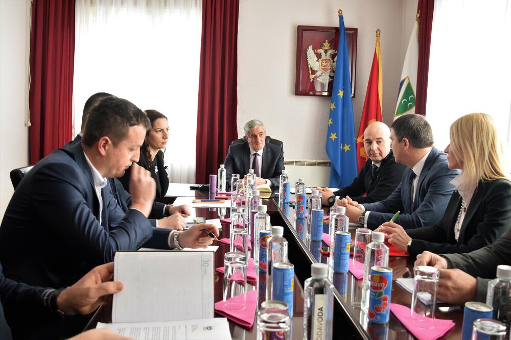 Drljević na sastanku sa rukovodstvom Rožaja, Foto: Gov.me