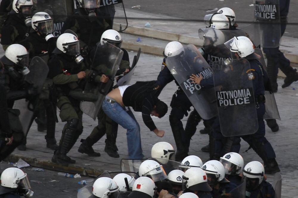 Grčka, Atina, protesti, oktobar 2011, Foto: Reuters