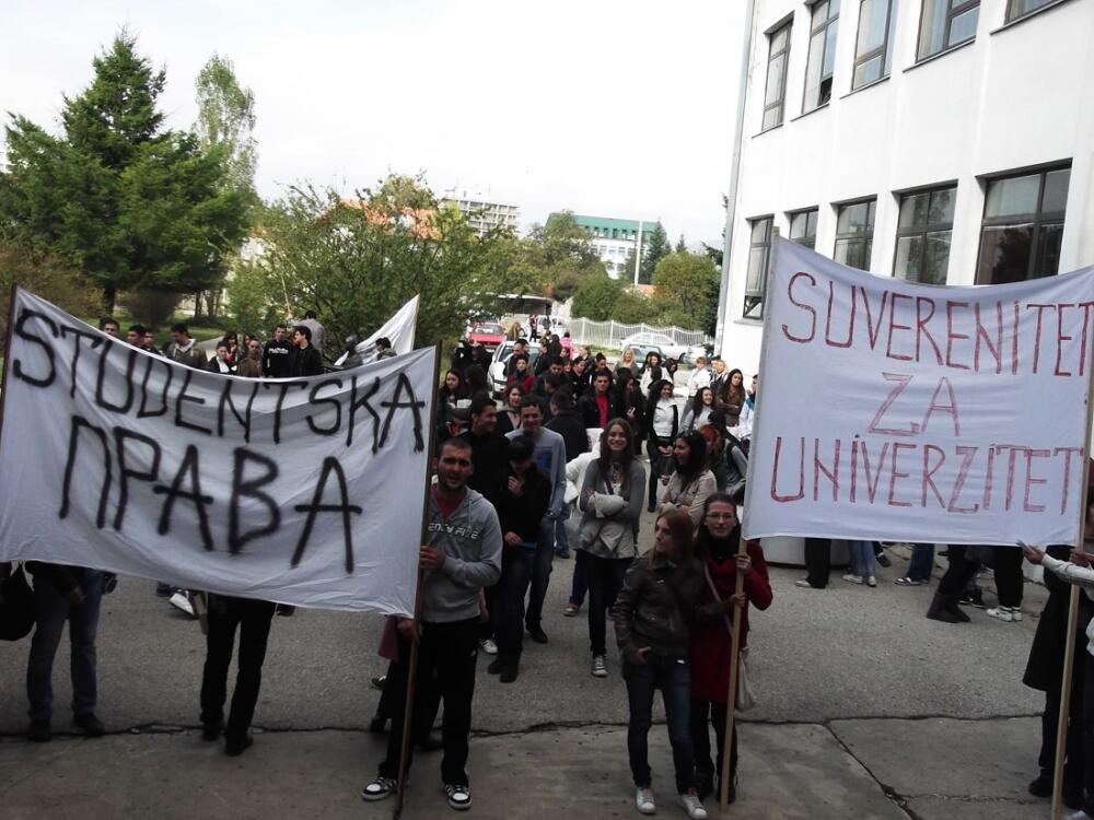 protest, studenti, Nikšić