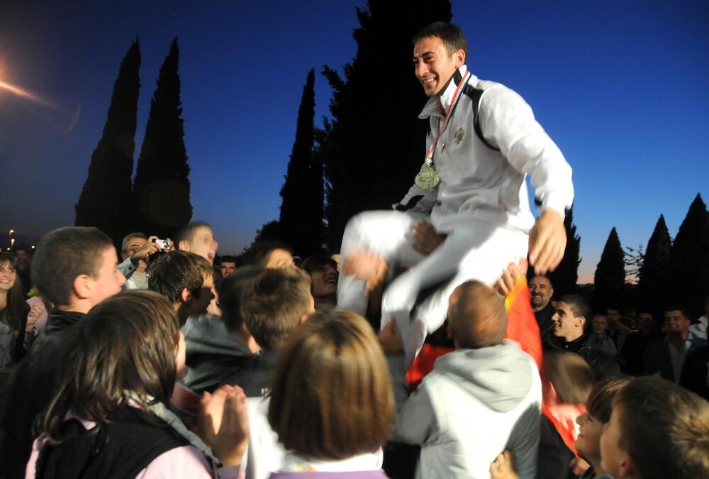 Danilo Lučić doček