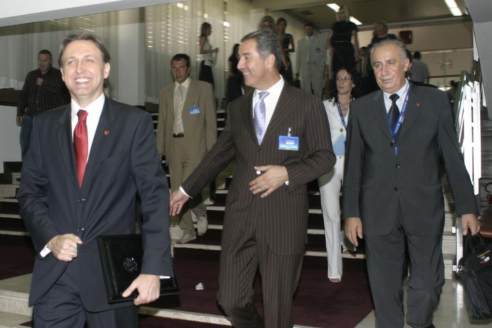 Milo Đukanović i Ranko Krivokapić, Foto: Arhiva Vijesti