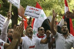 Pristalice režima se okupile u centru Damaska