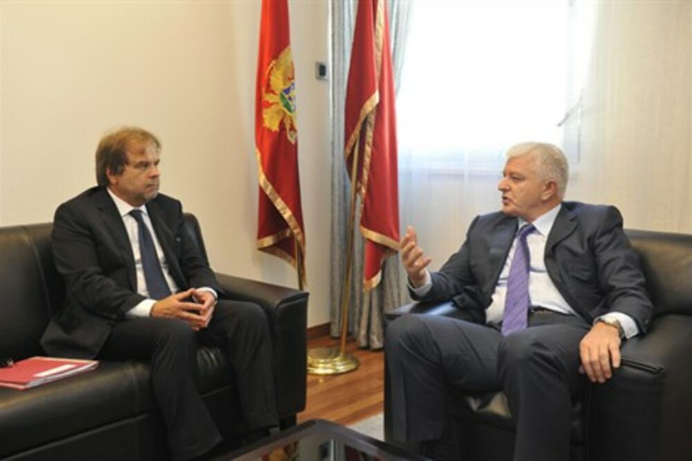 Šarunas Adomavičius Duško Marković, Foto: Gov.me