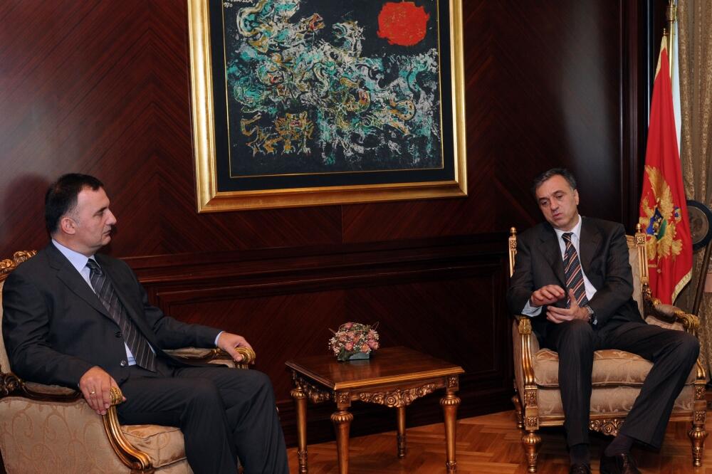 Milić, Vujanović, Foto: Savo Prelević