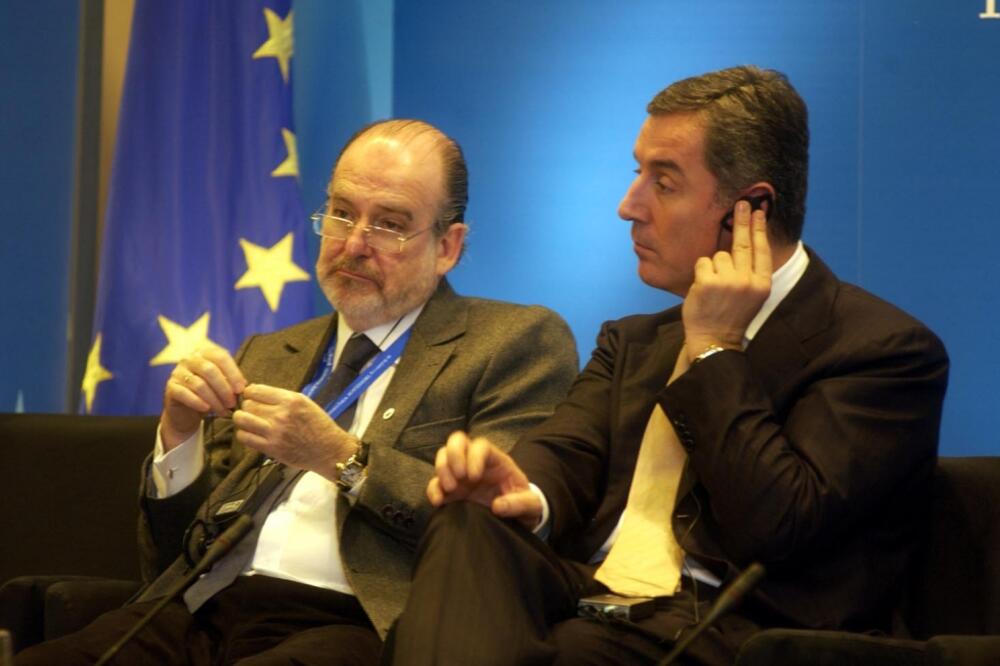 Žan Pol Karteron, Milo Đukanović, Foto: Arhiva "Vijesti"