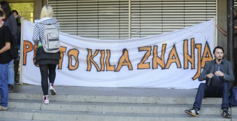studentski protest u Zagrebu iii