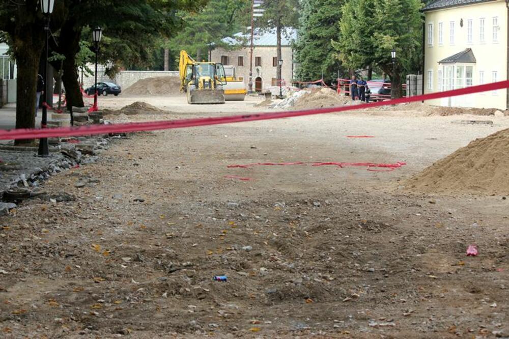 Radovi, park Cetinje, Foto: Prijestonica