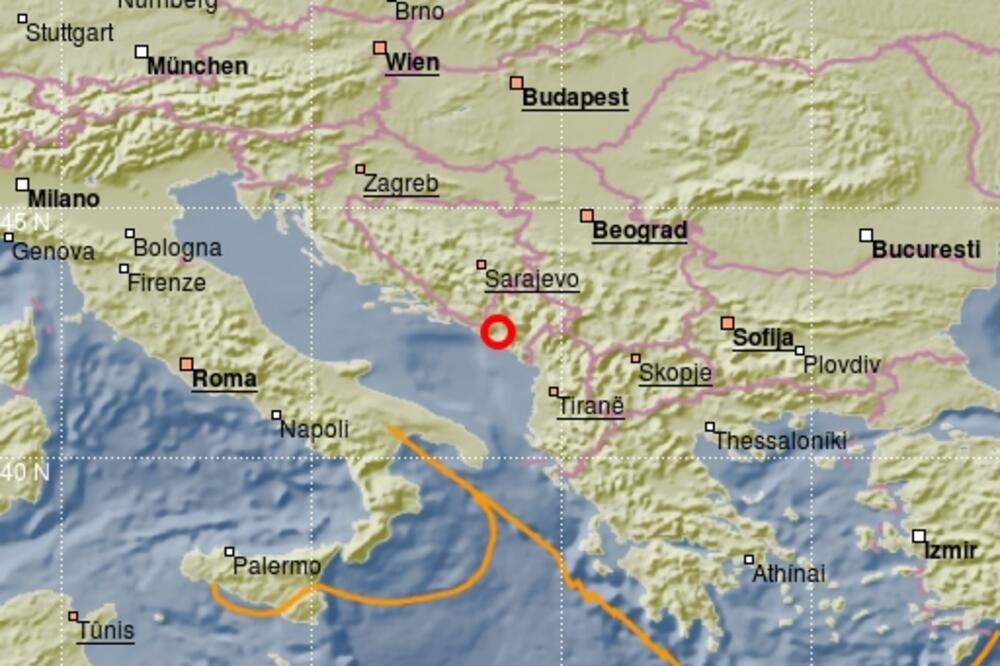 Zemljotres Herceg Novi, Foto: Seismo.co.me