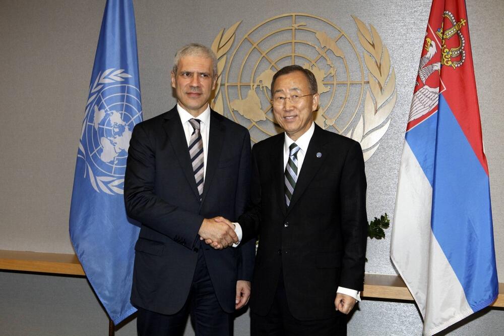 Tadić, Ban Ki Mun, Foto: Beta