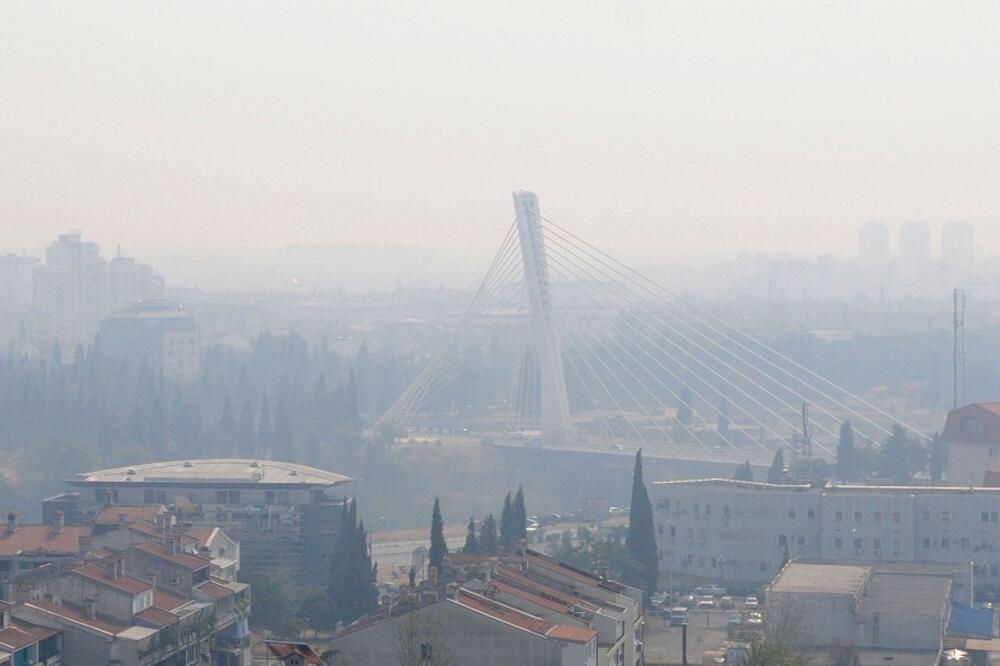 Podgorica, magla, Foto: Luka Zeković