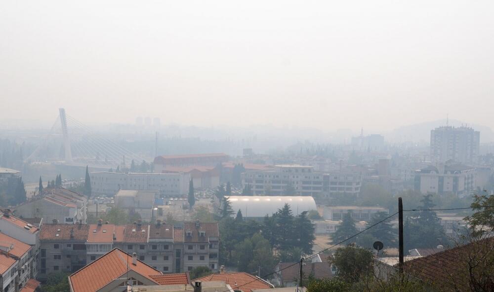 Podgorica, magla