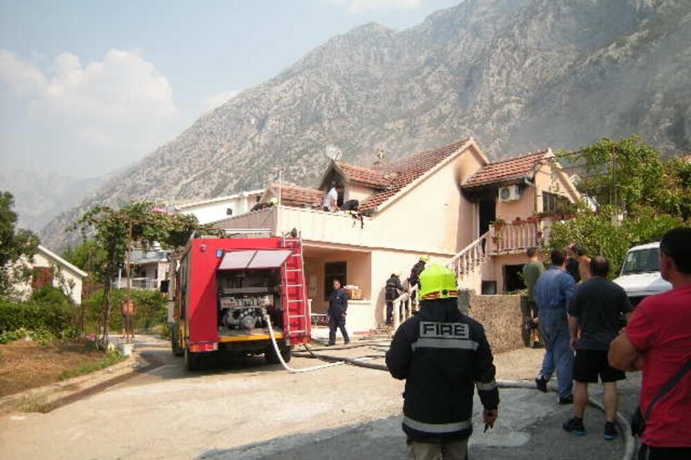 Kotor požar kuća Senka Nikolić, Foto: Ivana Komnenić