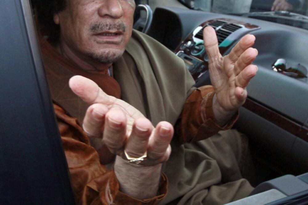 Moamer Gadafi, Foto: Rojters