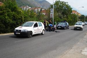 Povrijeđen motociklista u Tivtu