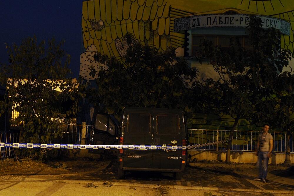 Zapaljeno vozilo Vijesti, Foto: Savo Prelević