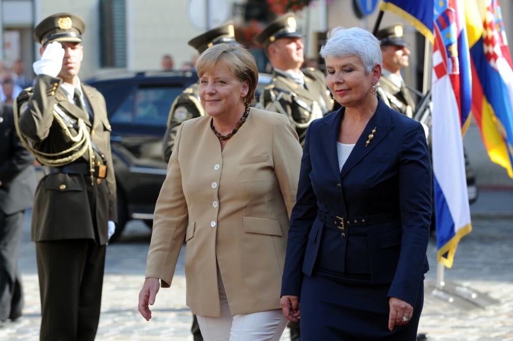 Angela Merkel, Jadranka Kosor, Foto: Reuters