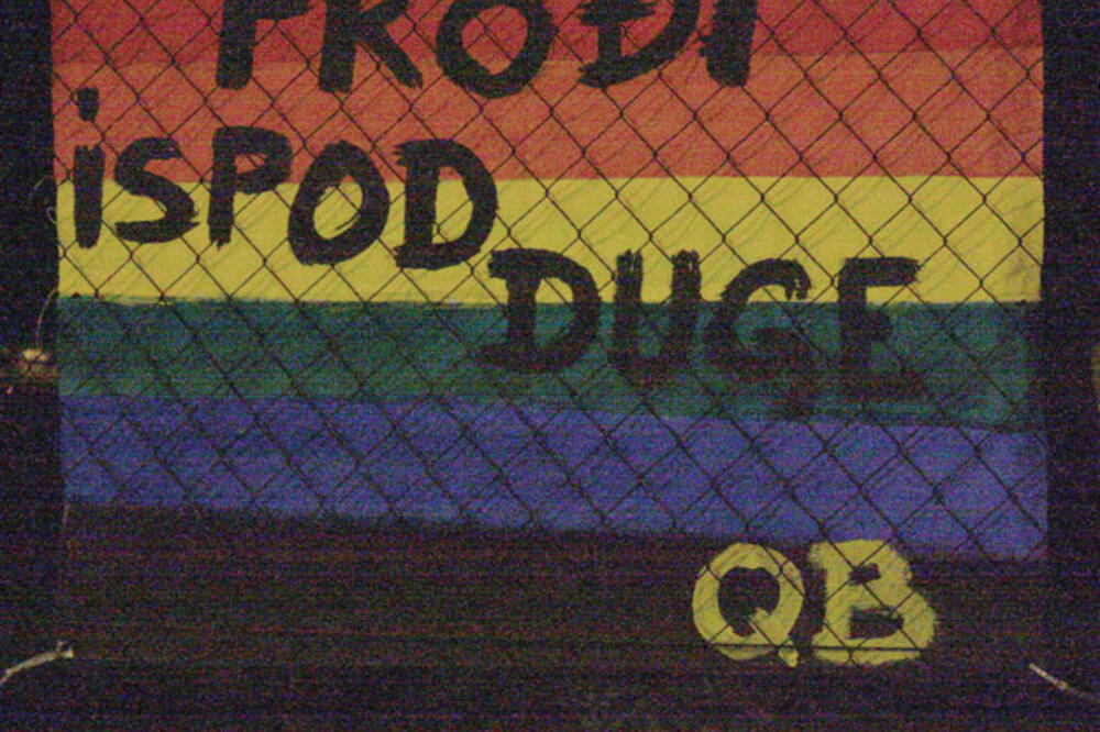 LGBT, zastave, Podgorica, Foto: Arhiva "Vijesti"