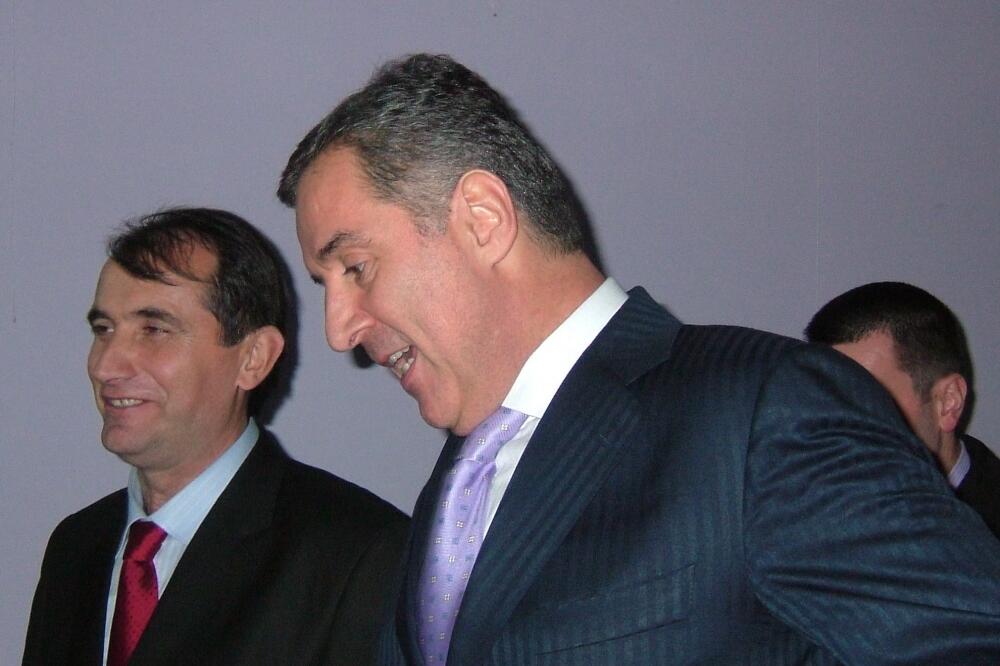 Ivan Ašanin, Milo Đukanović, Foto: Arhiva "Vijesti"