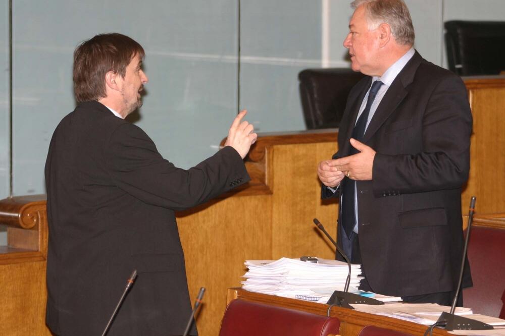 Miodgrag Vuković i Velizar KAluđerović, Foto: Arhiva Vijesti