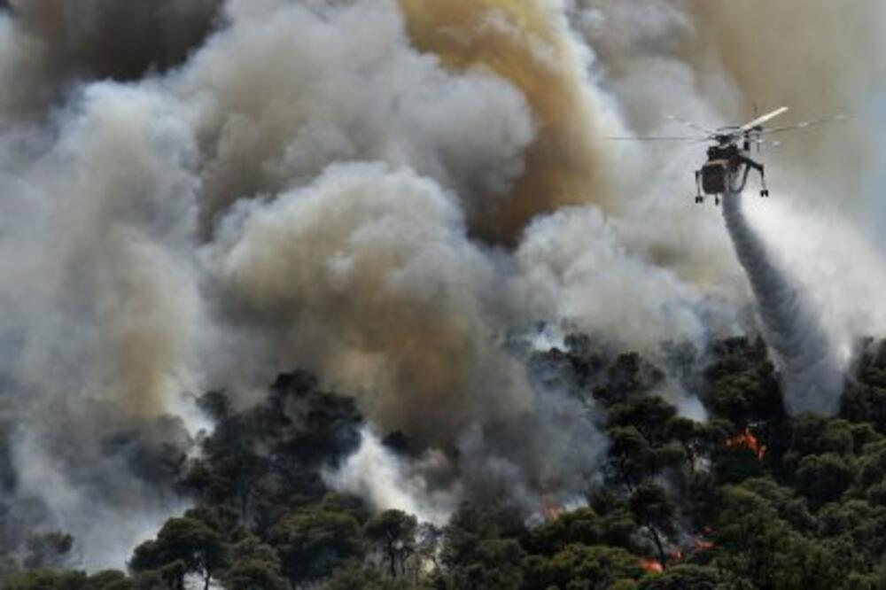 požar, Krf, Foto: Rojters
