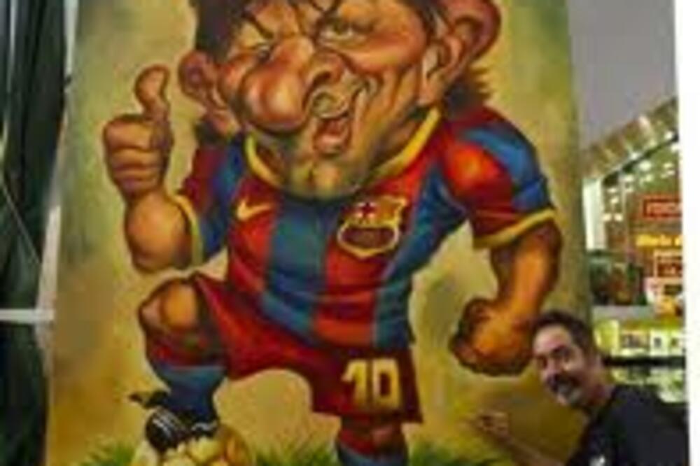 messi karikatura, Foto: Vijesti online