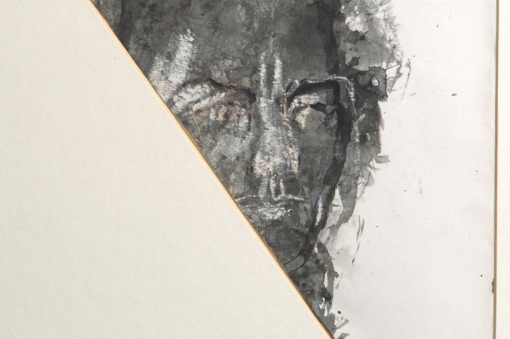 Portret, Milica Sarić Vukmanović, Petar Lubarda, Foto: Petar Lubarda