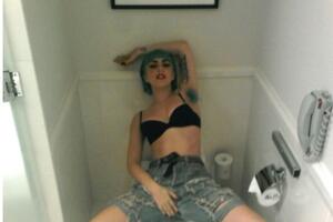 Lejdi Gaga pozirala na WC šolji