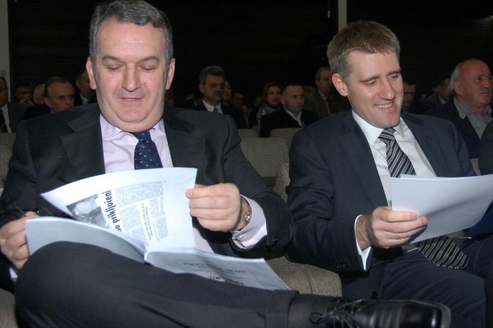 Lukšić i Mugoša, Foto: Arhiva Vijesti