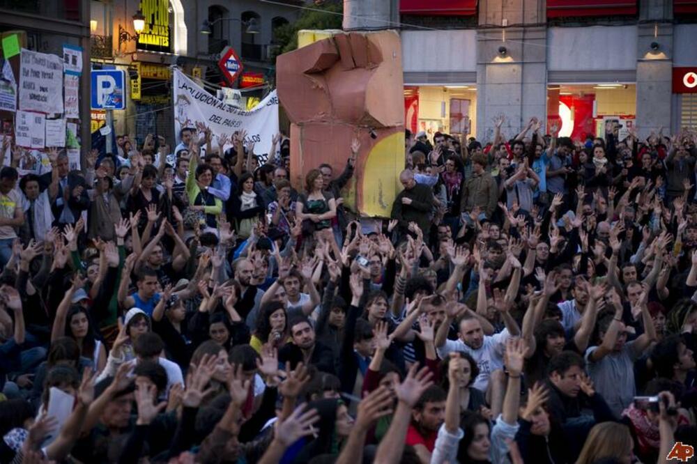 Španija protesti, Foto: Newshopper.sulekha.com