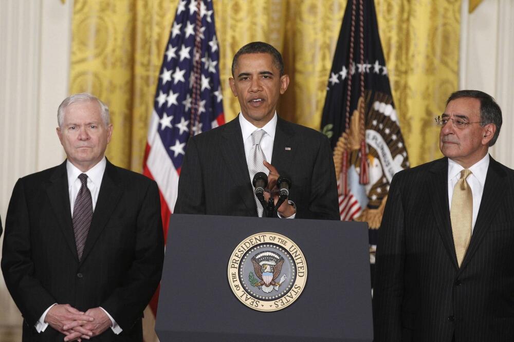 Gejts, Obama i Peneta, Foto: Beta/AP