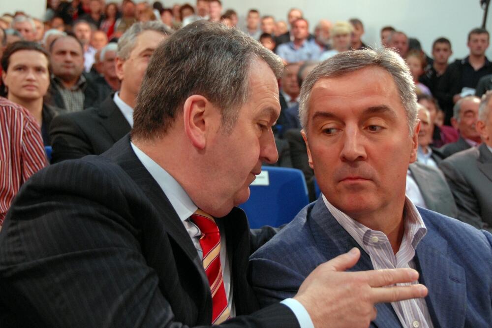Milo Đukanović i Miomir Mugoša, Foto: Arhiva Vijesti