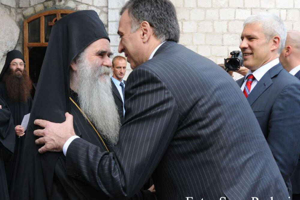 Vujanović i Amfilohije, Foto: Savo Prelević