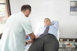Pripadnici Uprave policije dobrovoljno dali krv