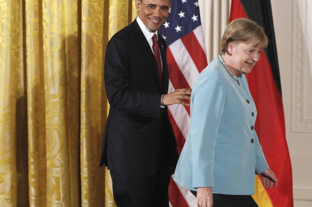 Obama i Merkel, Foto: Beta/AP