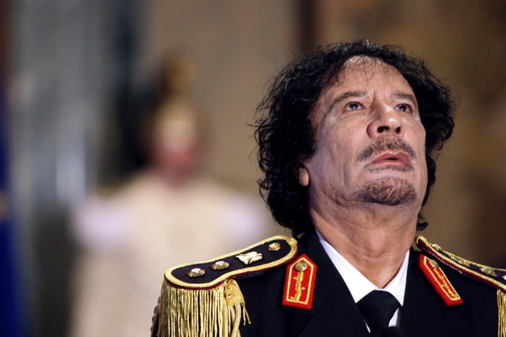 Moamer Gadafi, Foto: Telegraph