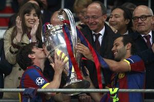 Barselona slavila sa šampionima, Mesi obećao nove uspjehe