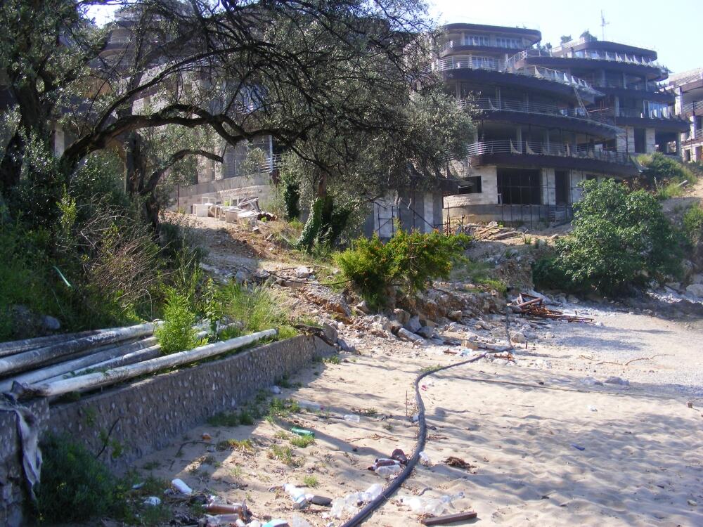 plaža, Guvance, smeće