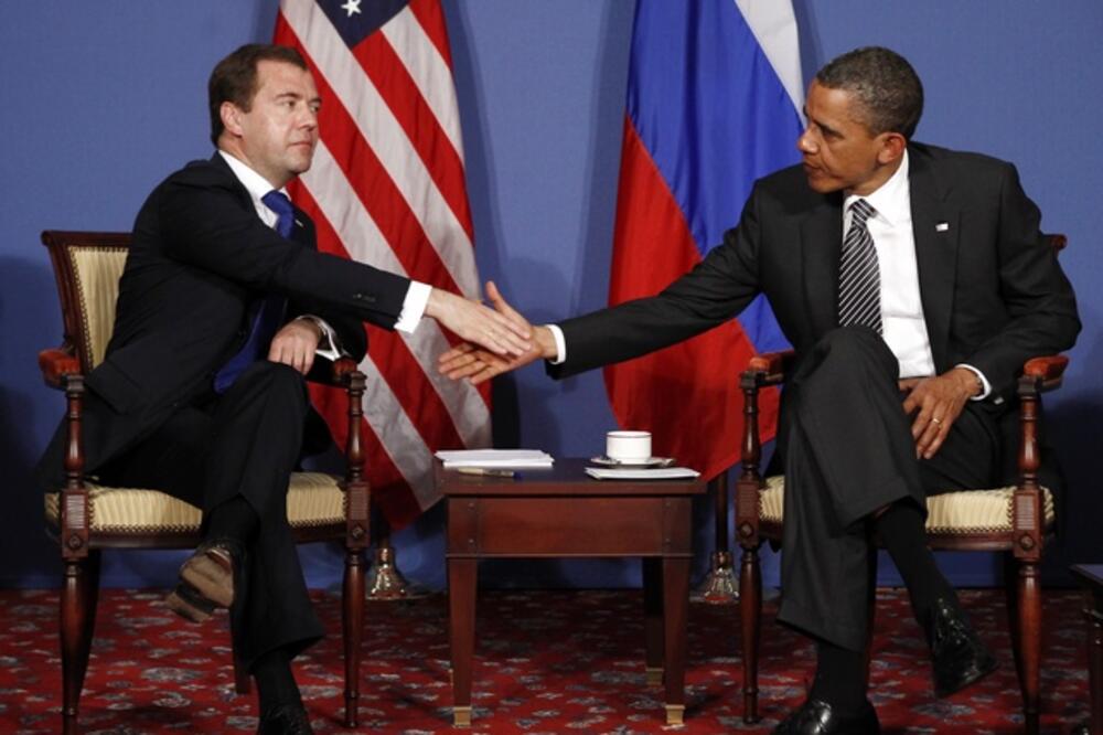 Obama i Medvedev, Foto: Rojters