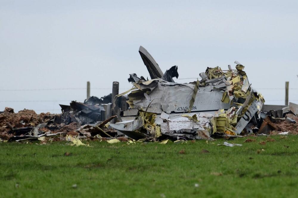 Srušeni SAD avion u Njemačkoj, Foto: Beta
