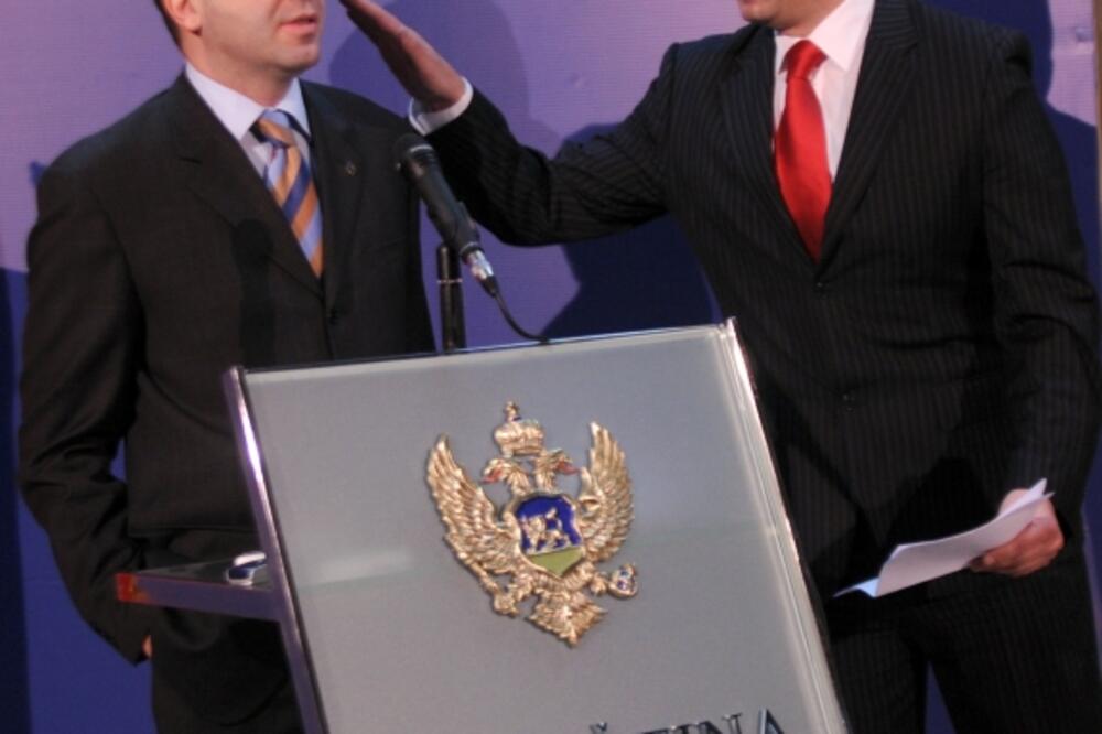 Zarija Pejović i Nebojša Medojević, Foto: Savo Prelević