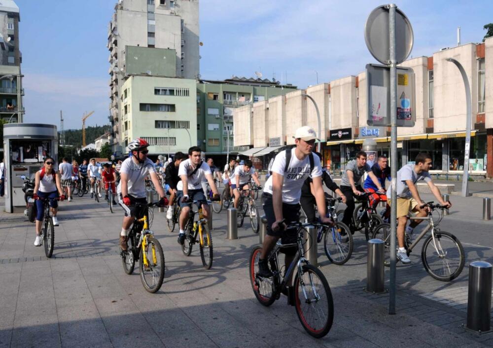 Protest biciklista, Podgorica