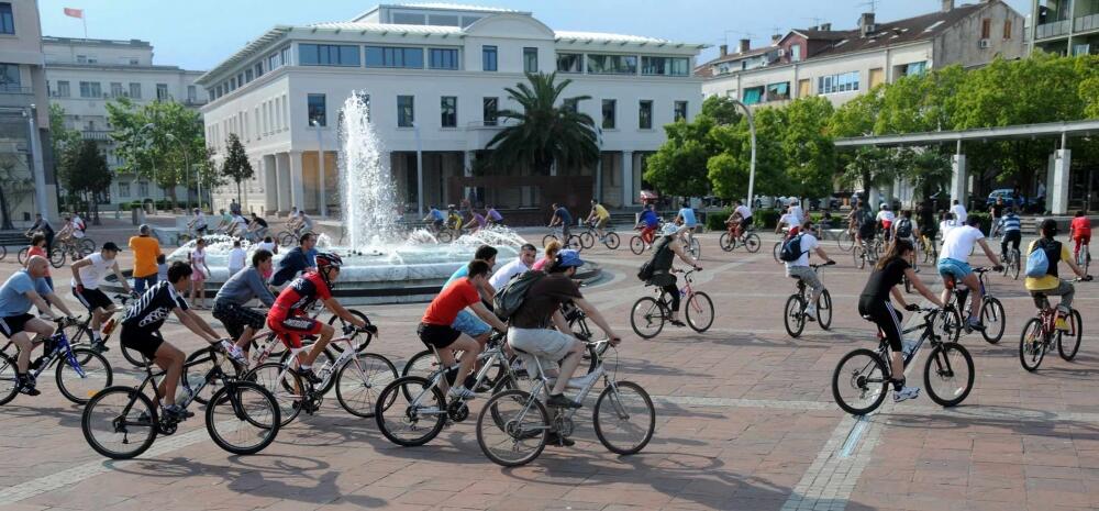 Protest biciklista, Podgorica